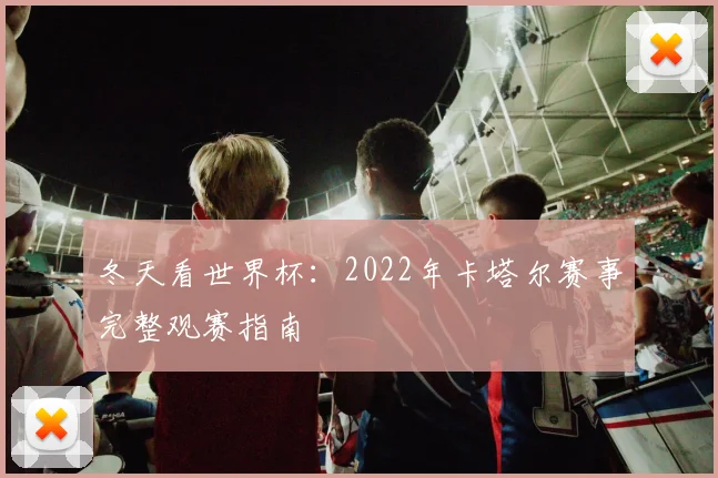 冬天看世界杯:2022年卡塔尔赛事完整观赛指南