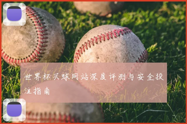世界杯买球网站深度评测与安全投注指南