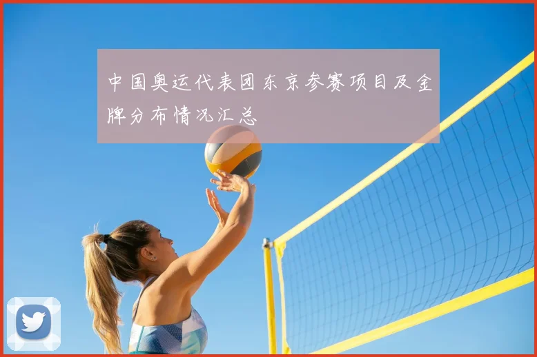 中国奥运代表团东京参赛项目及金牌分布情况汇总